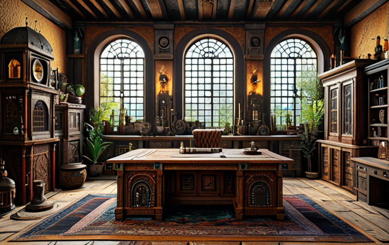 캐릭터 디자인과 배경 디자인의 상관성 - Here are three detailed image prompts for Stable Diffusion, inspired by the provided text: