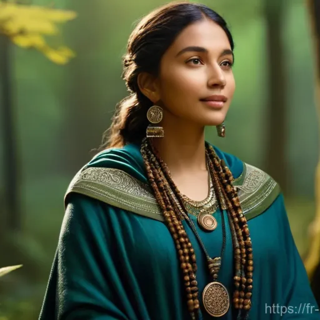 캐릭터 디자인 참고용 드로잉 팁 - **A wise and benevolent forest guardian.** This character embodies softness and warmth, with a silho...