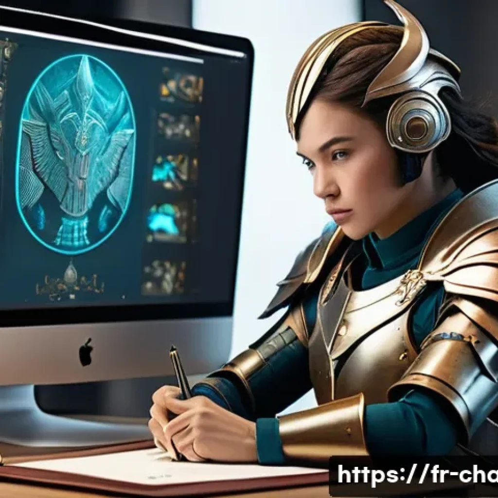 캐릭터 디자인 프로젝트 예산 초과 방지 - **Prompt: Meticulous Character Planning**
    "A female character designer in her late 20s, with a f...