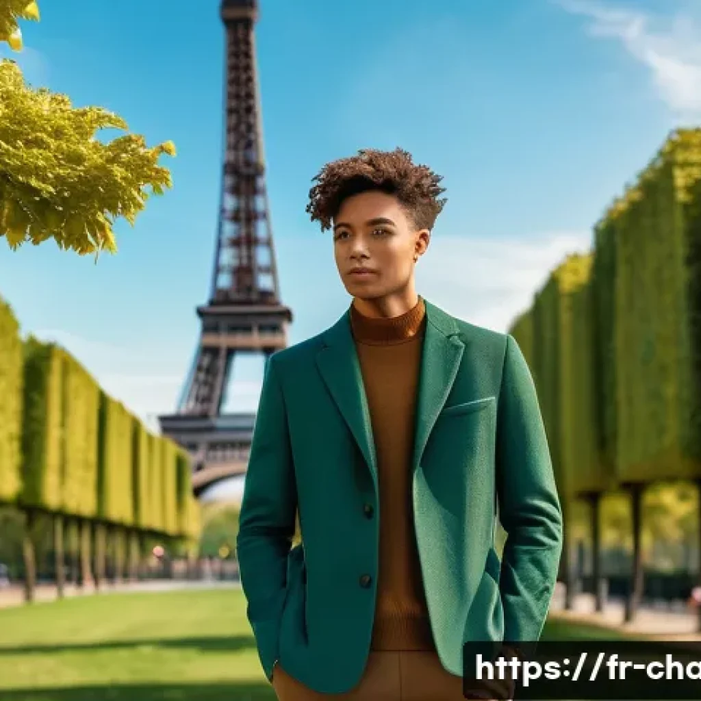 캐릭터 디자인의 상업적 성공 전략 - A youthful eco-conscious superhero character designed for a French Millennial audience, wearing sust...