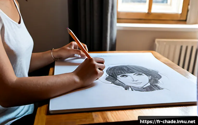 캐릭터 디자인 업계 멘토링 기회 - Photorealistic character design mentoring session in a bright Paris creative studio, experienced Fre...
